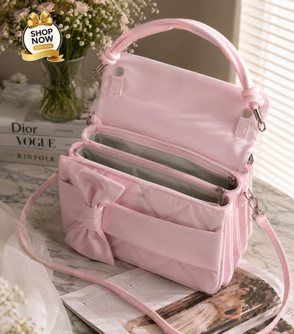 Premium Bow Handbag & Crossbody