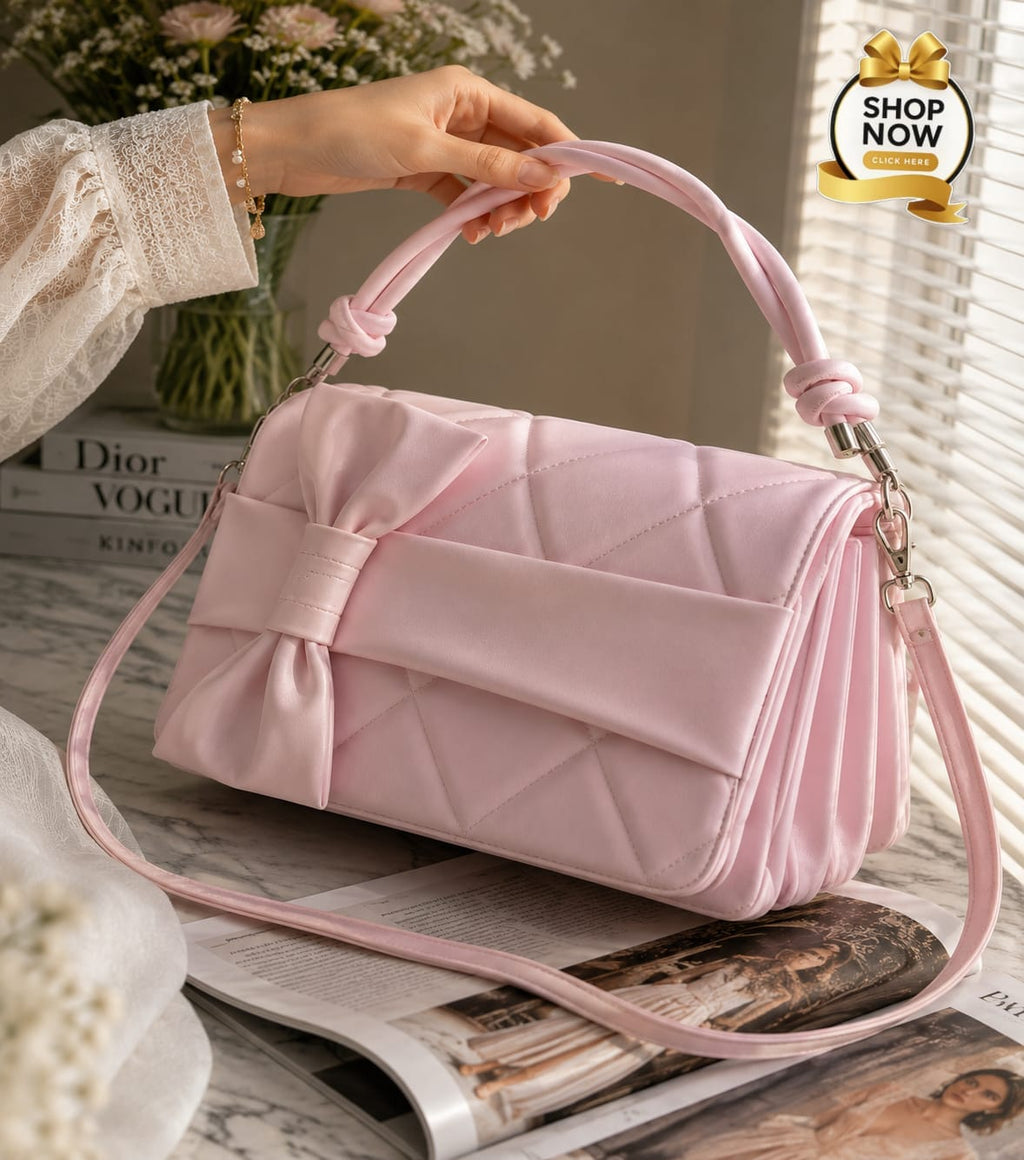 Premium Bow Handbag & Crossbody