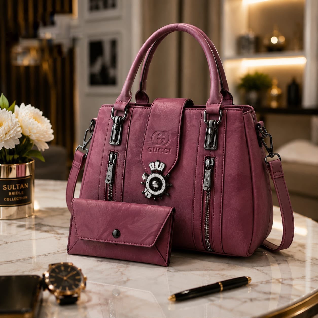 Premium 2-Piece Handbag Set