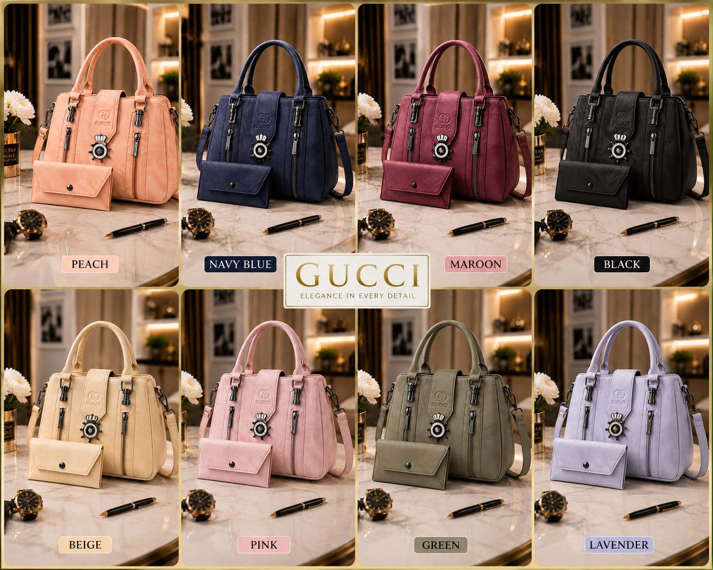 Premium 2-Piece Handbag Set