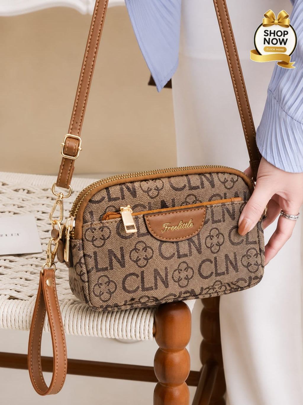 Premium Crossbody Wallet