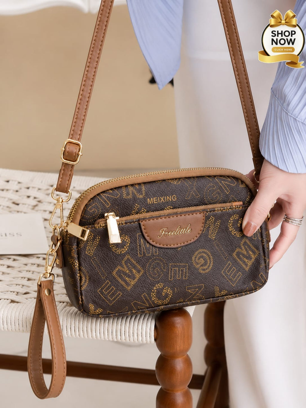 Premium Crossbody Wallet