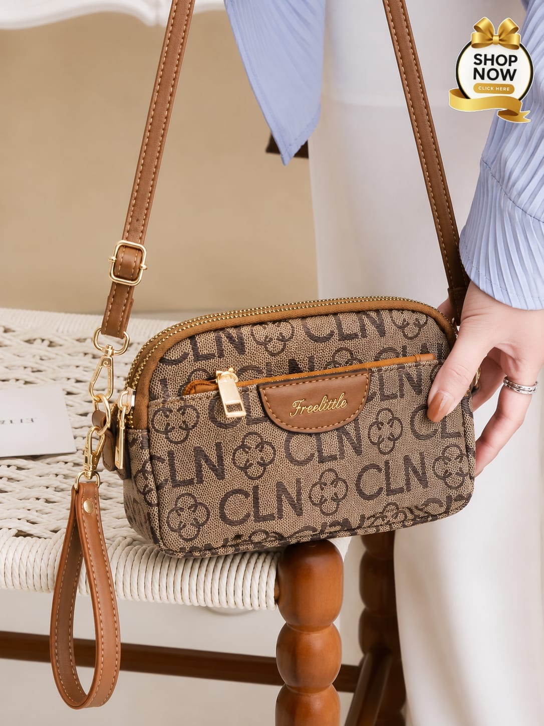 Premium Crossbody Wallet