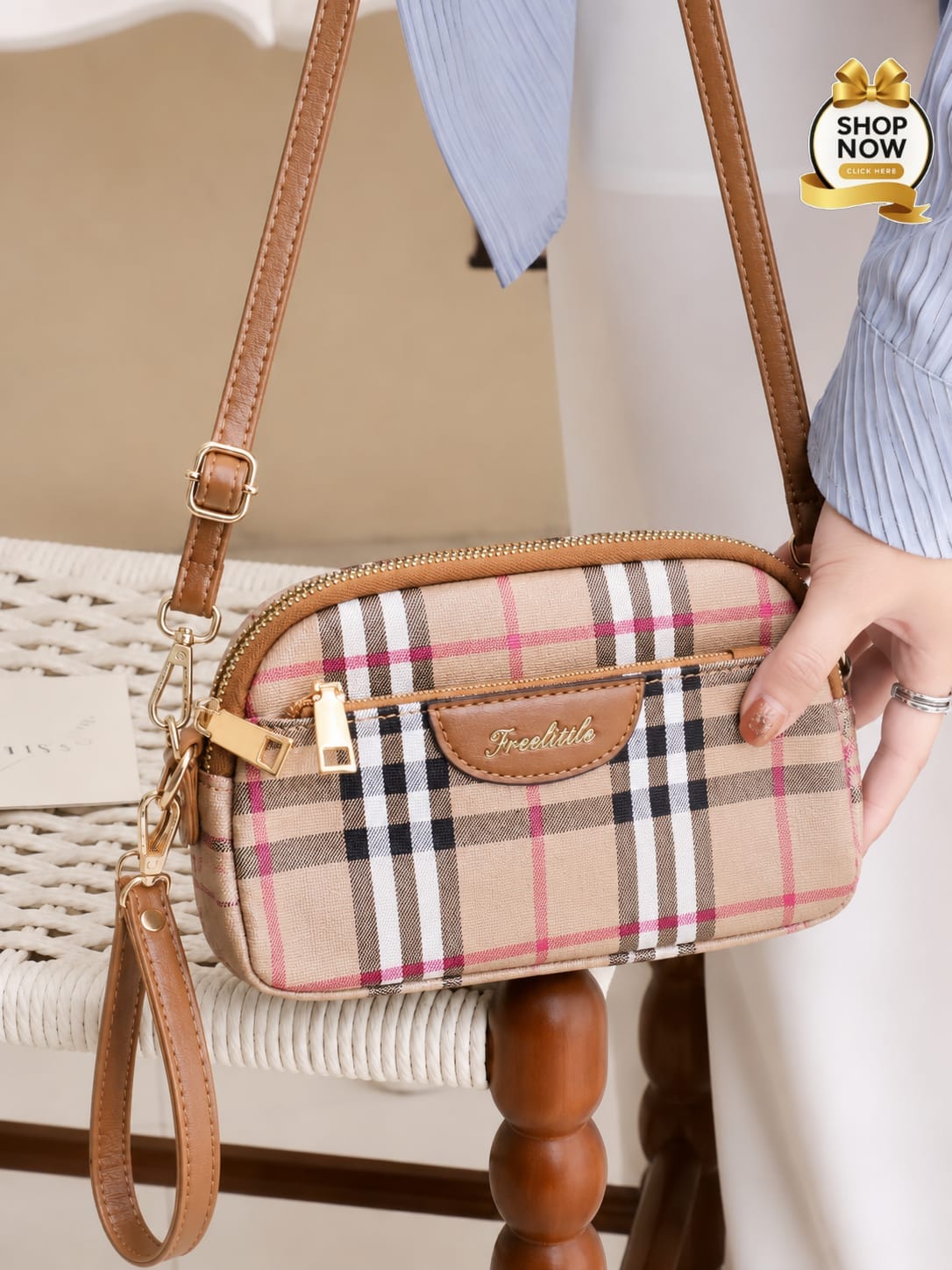 Premium Crossbody Wallet