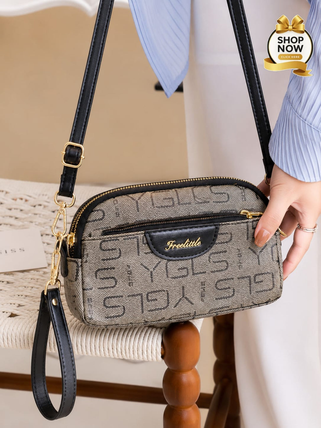 Premium Crossbody Wallet