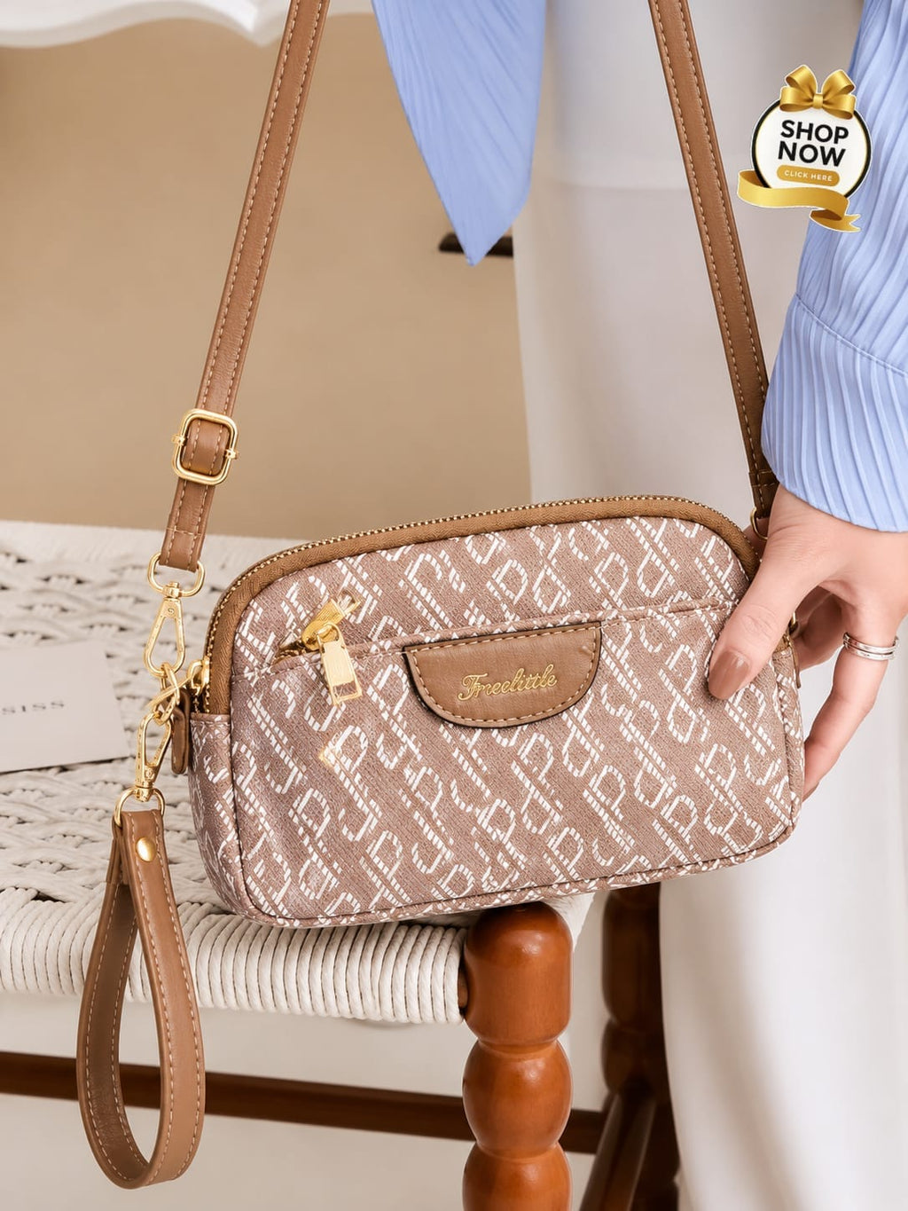 Premium Crossbody Wallet