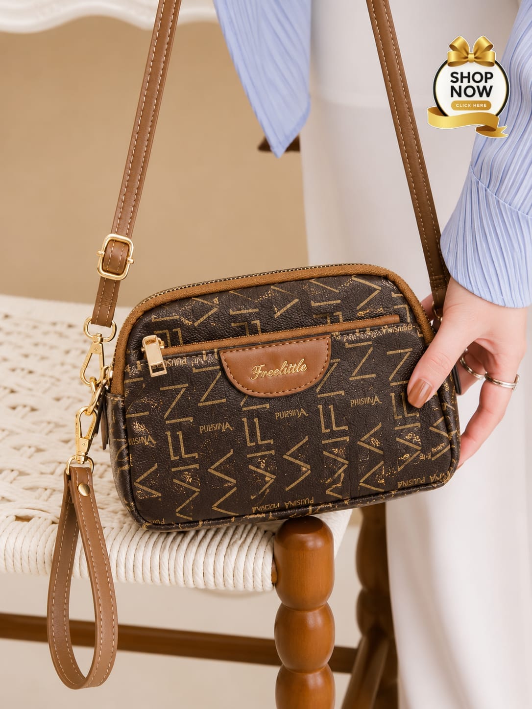 Premium Crossbody Wallet