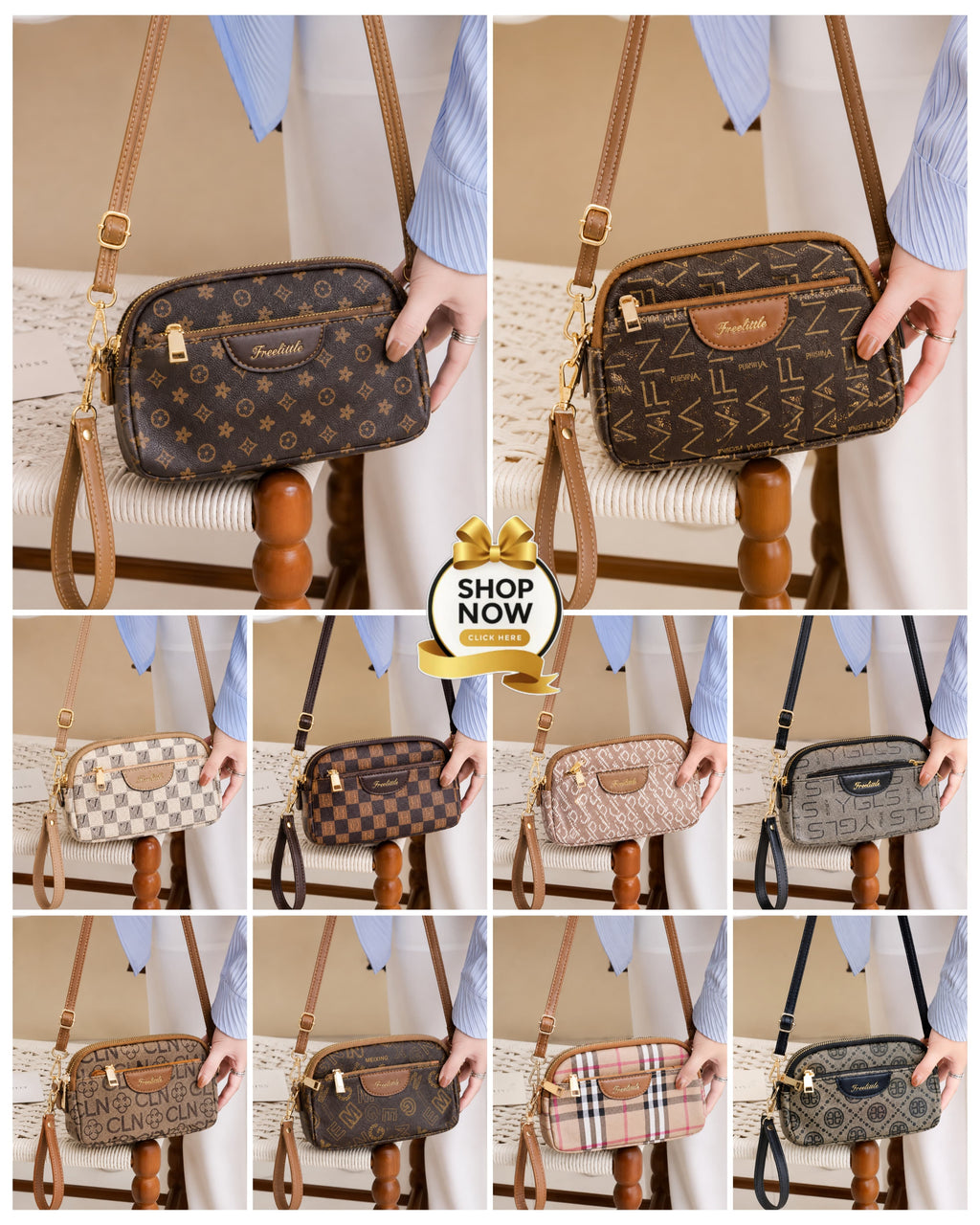 Premium Crossbody Wallet