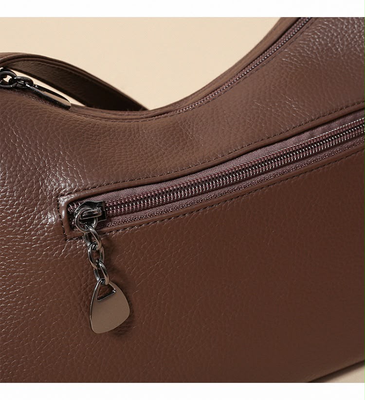 Premium Soft 2-Zipper Handbag