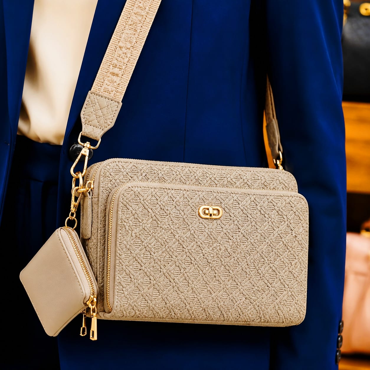 Premium 2-Piece Crossbody Bag Set