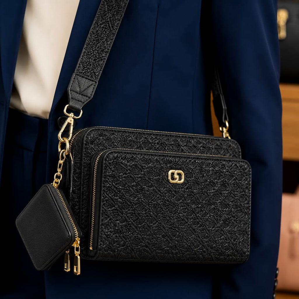 Premium 2-Piece Crossbody Bag Set