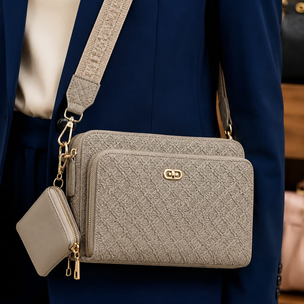 Premium 2-Piece Crossbody Bag Set