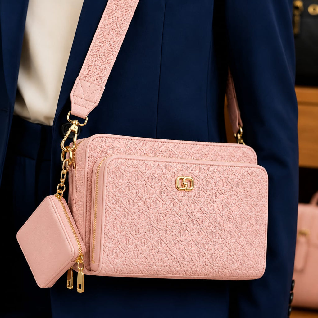 Premium 2-Piece Crossbody Bag Set