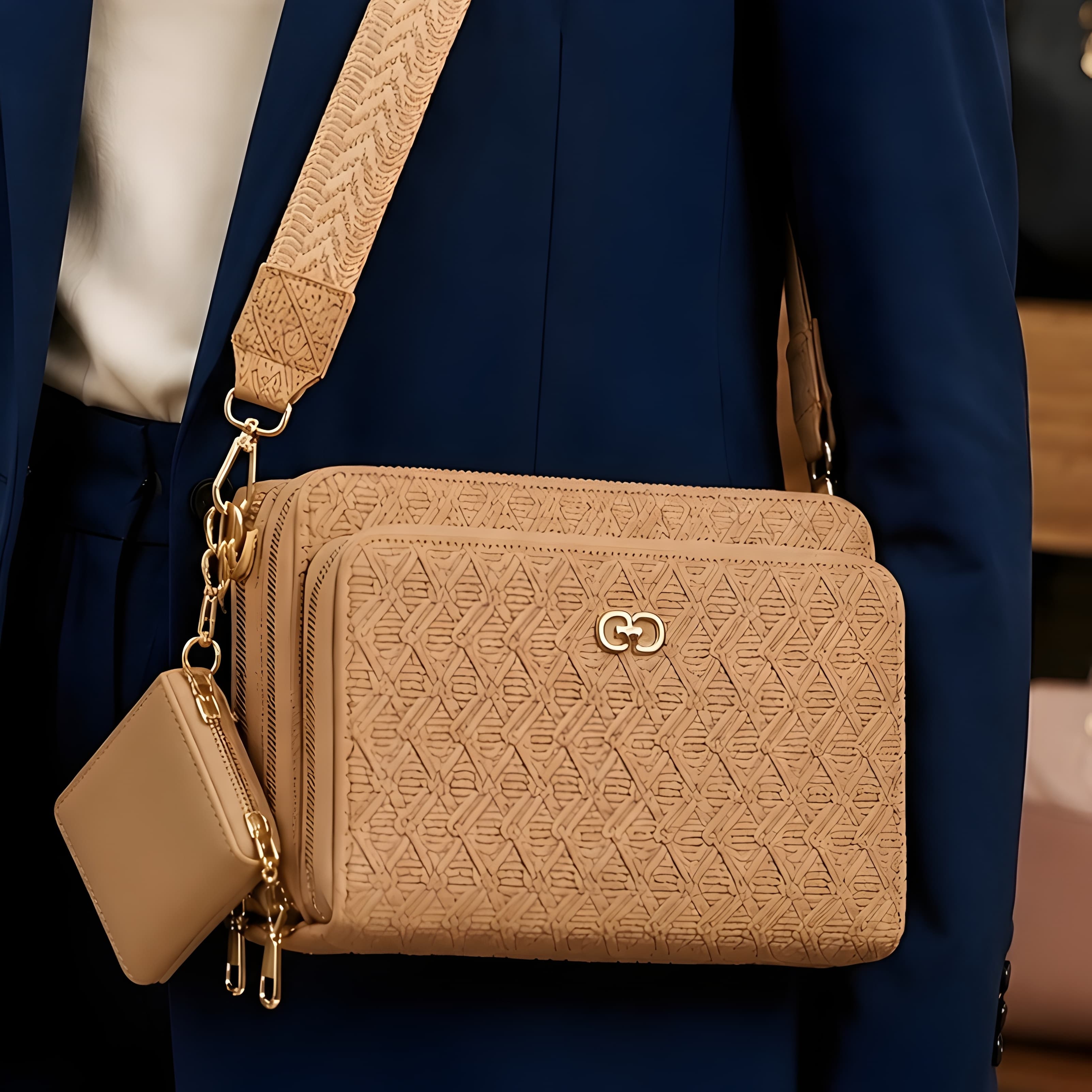 Premium 2-Piece Crossbody Bag Set