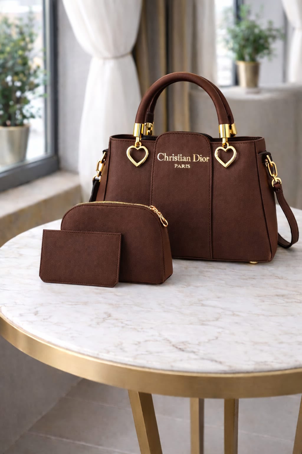 Premium 3-Piece Shoulder Bag Set