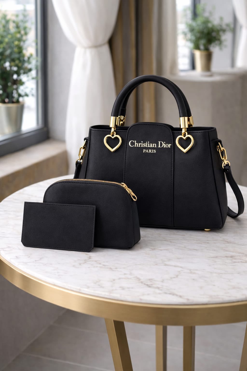 Premium 3-Piece Shoulder Bag Set