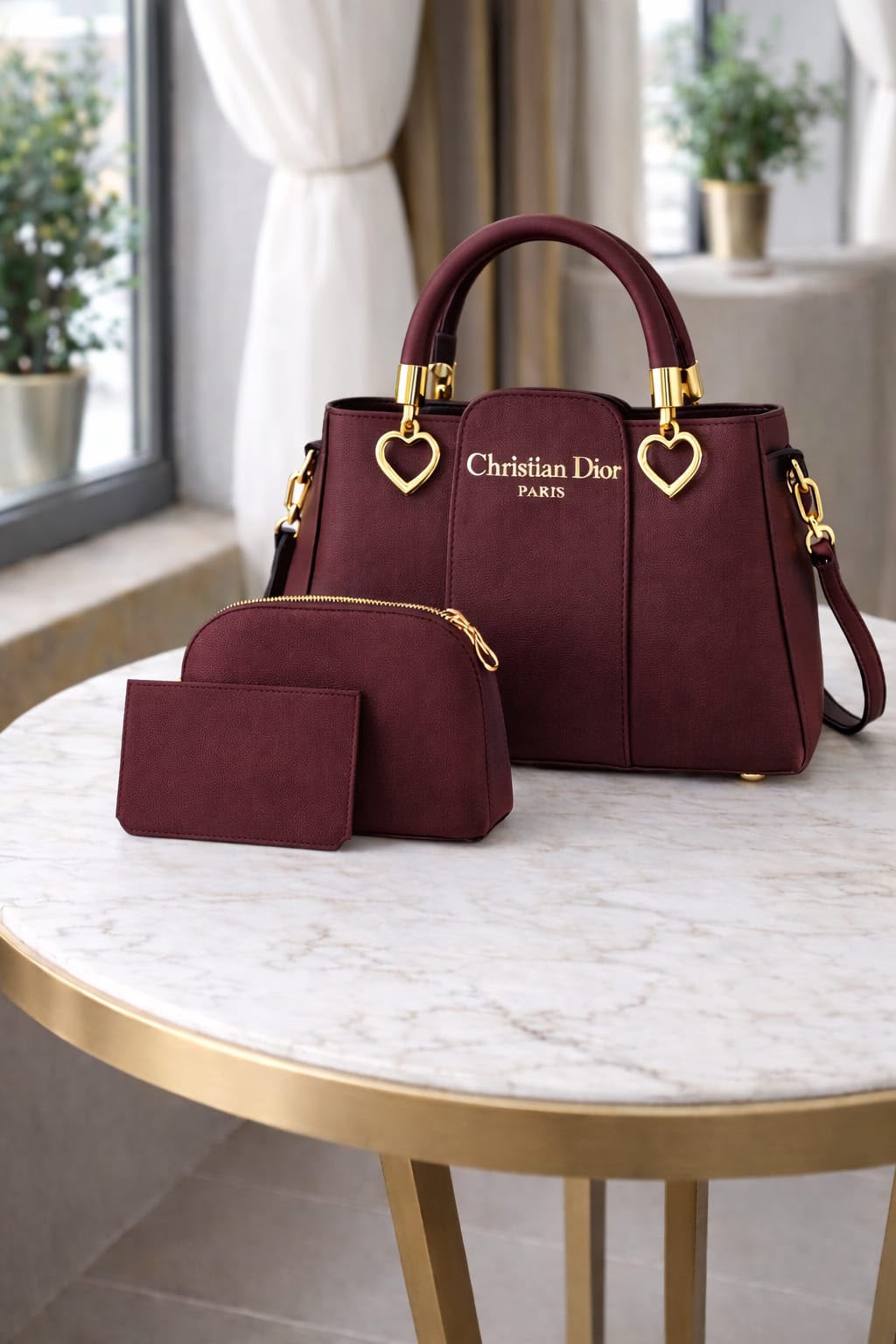Premium 3-Piece Shoulder Bag Set