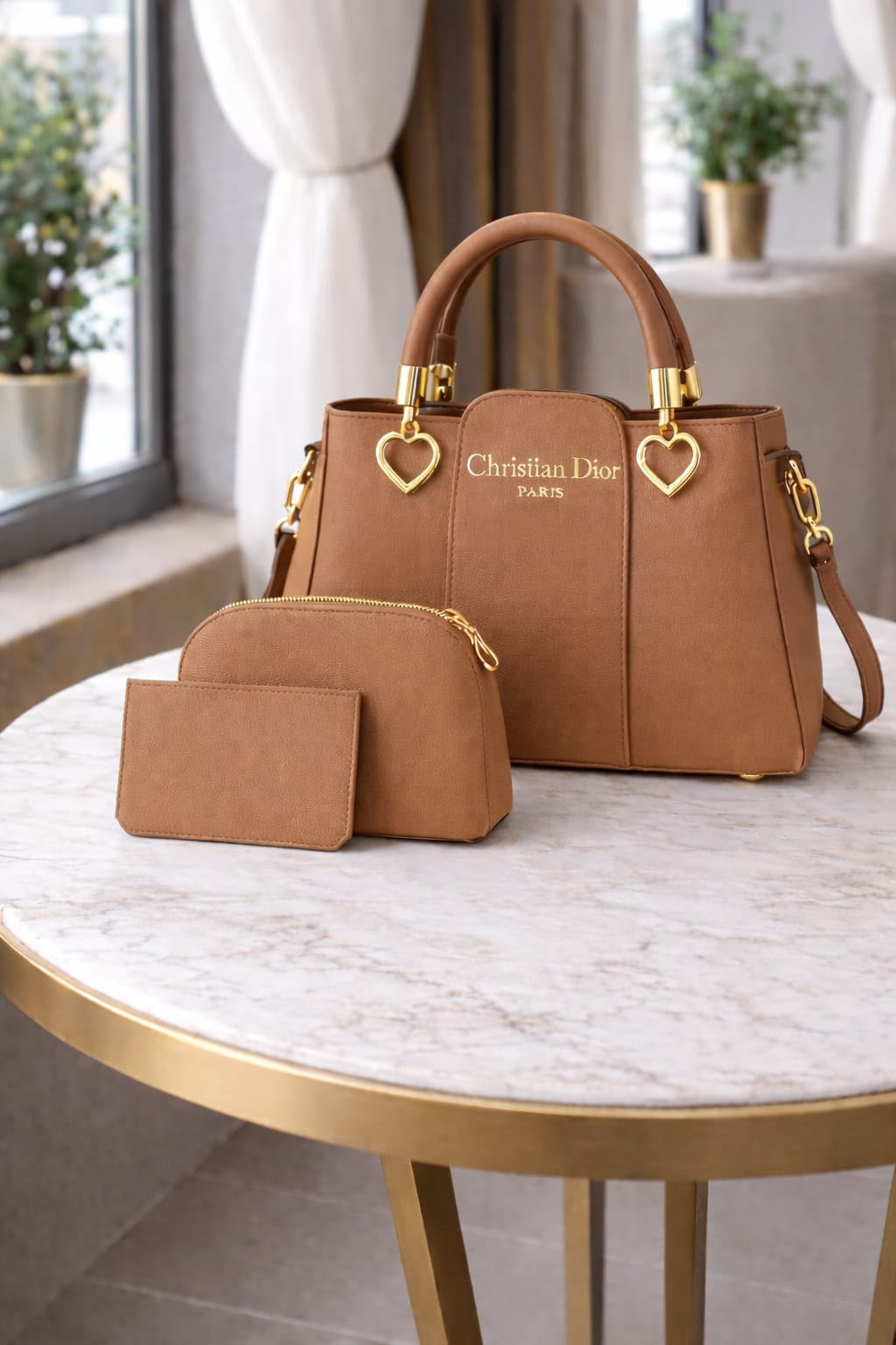 Premium 3-Piece Shoulder Bag Set