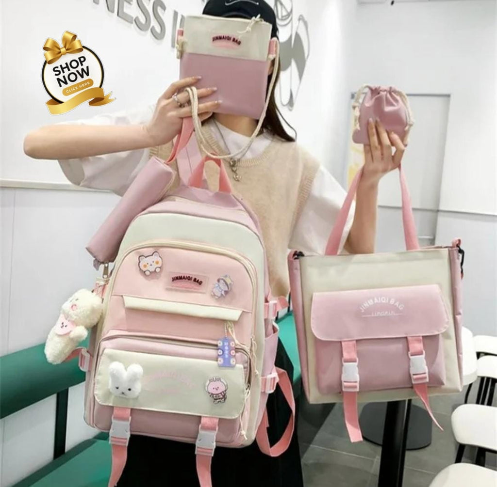 Premium 5-Piece School Bag Set