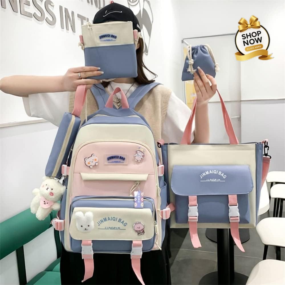 Premium 5-Piece School Bag Set