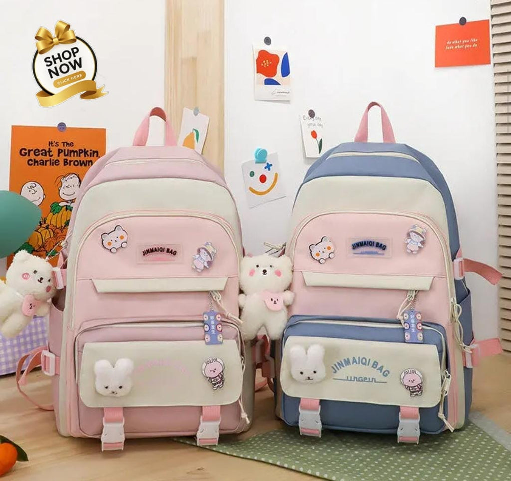 Premium 5-Piece School Bag Set
