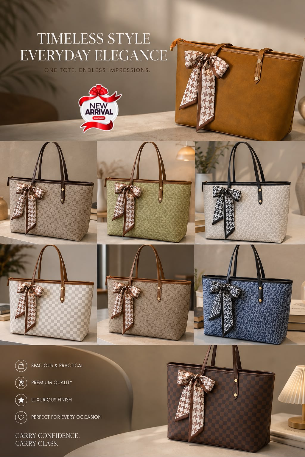 Premium Large Tote Bag