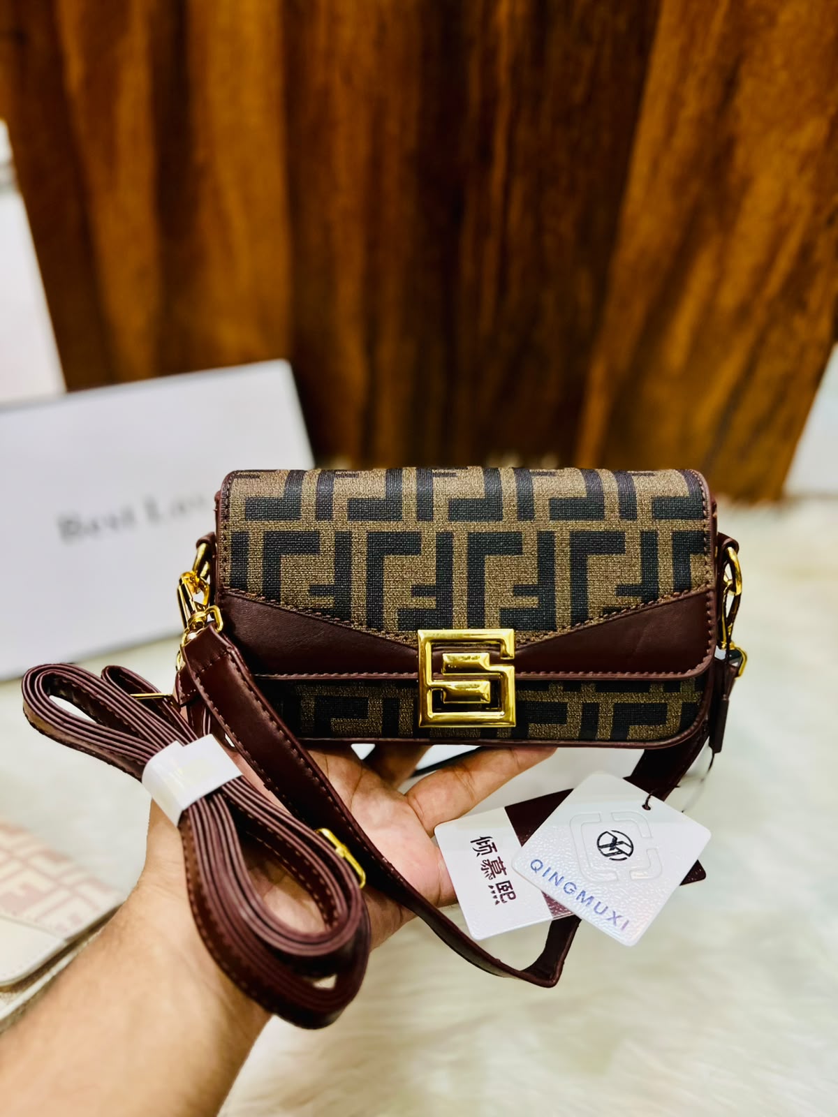 Trendy Imported Crossbody Bag