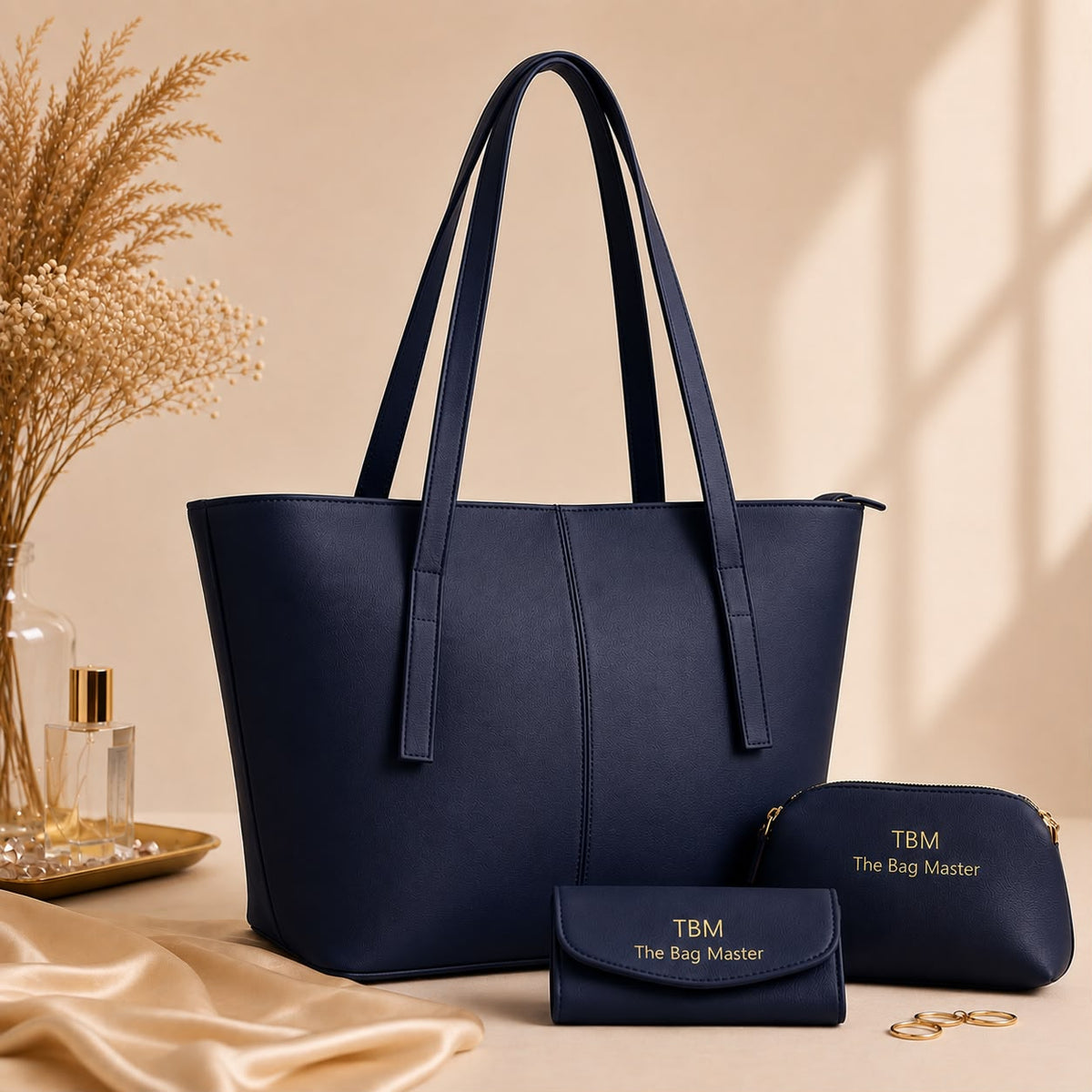 Premium 3-Piece Handbag Set