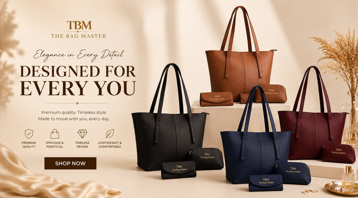 Premium 3-Piece Handbag Set