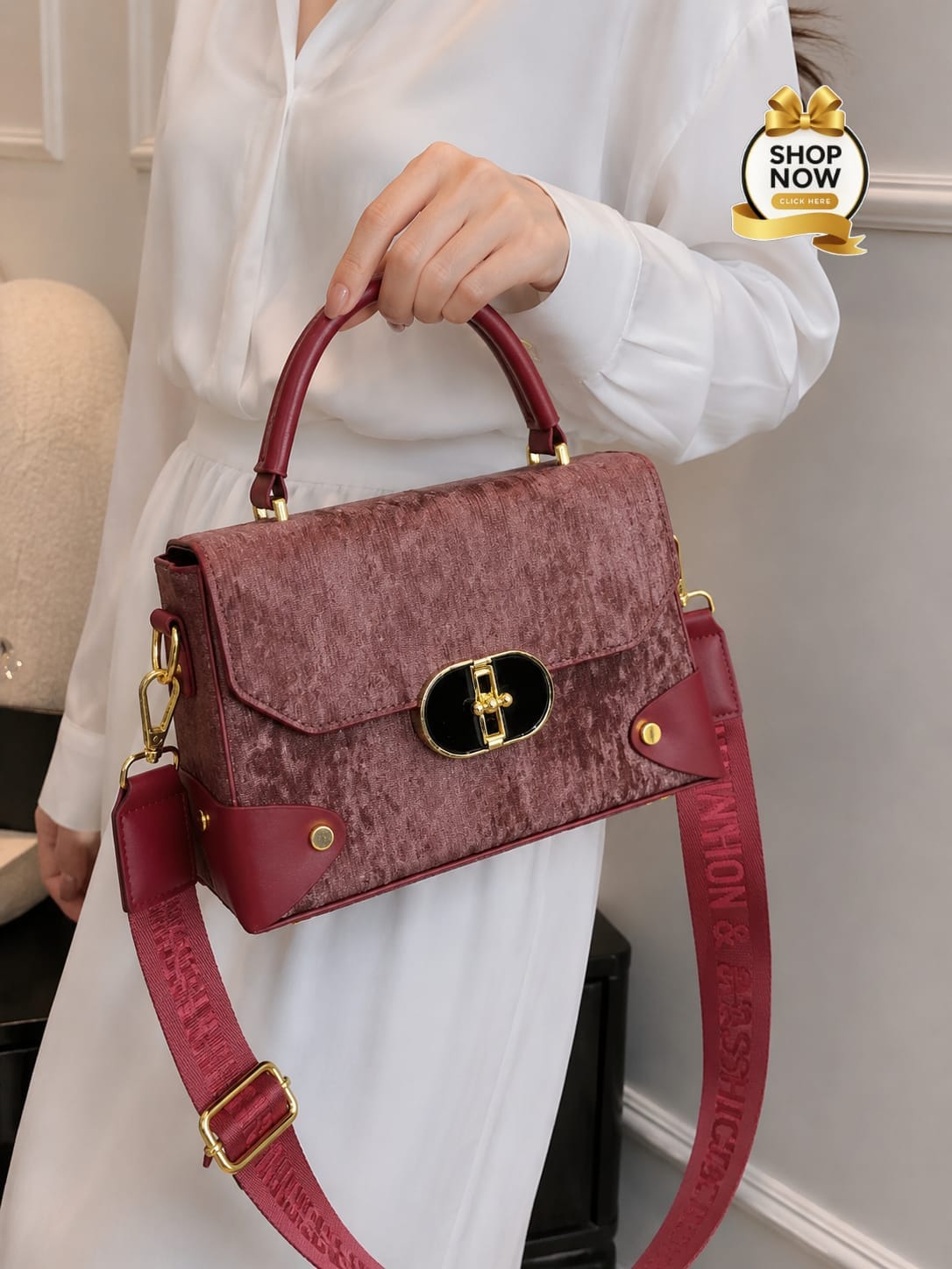 Premium Digital Strap Crossbody Bag