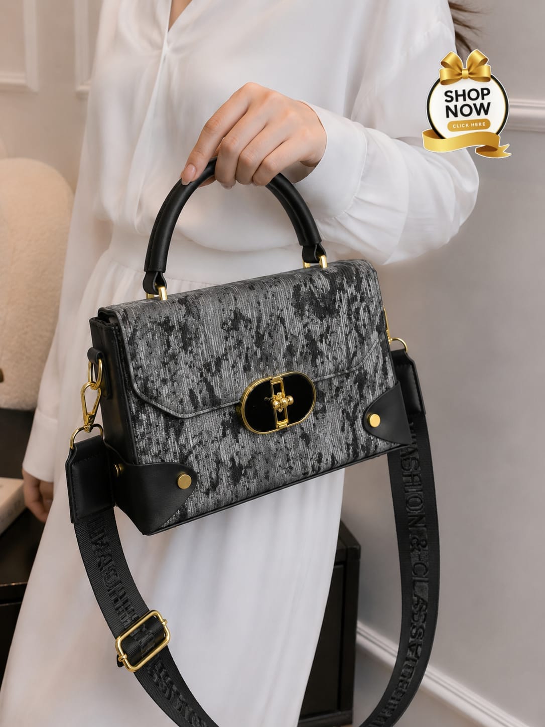 Premium Digital Strap Crossbody Bag