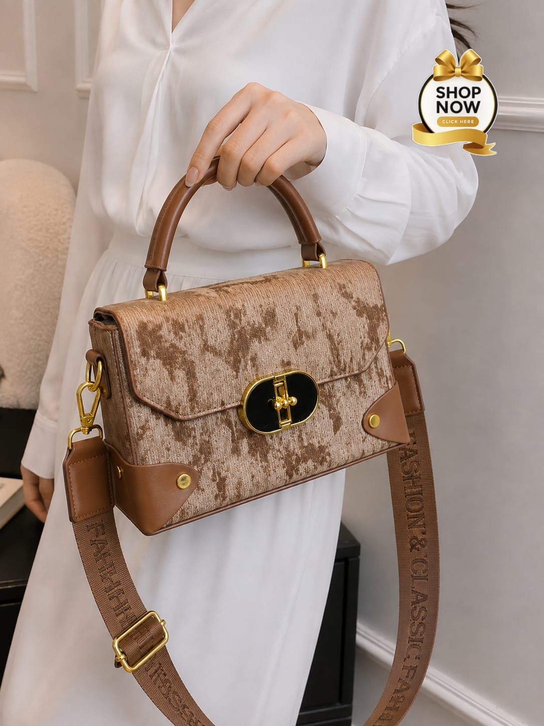 Premium Digital Strap Crossbody Bag