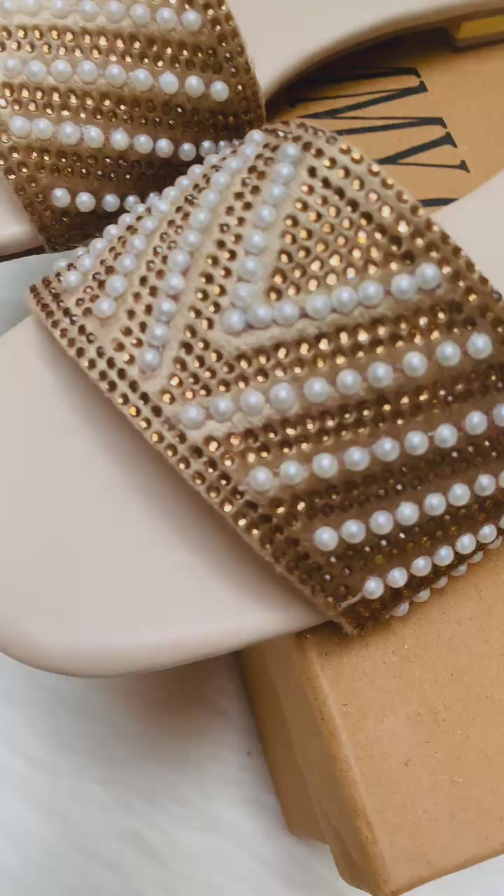 Pearl Stone Slippers