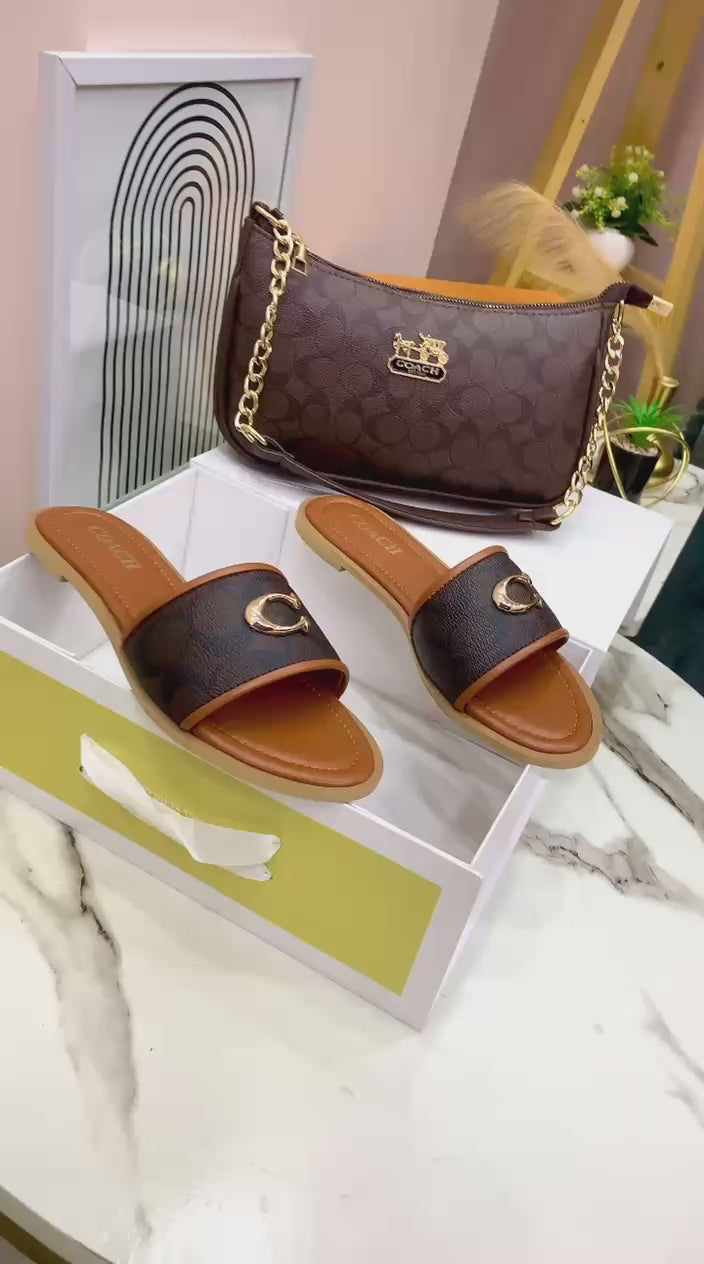 Premium Slipper & Crossbody Combo