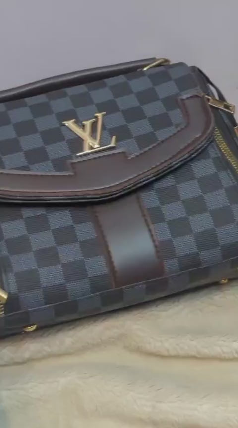 Premium 3-Zipper Crossbody Bag